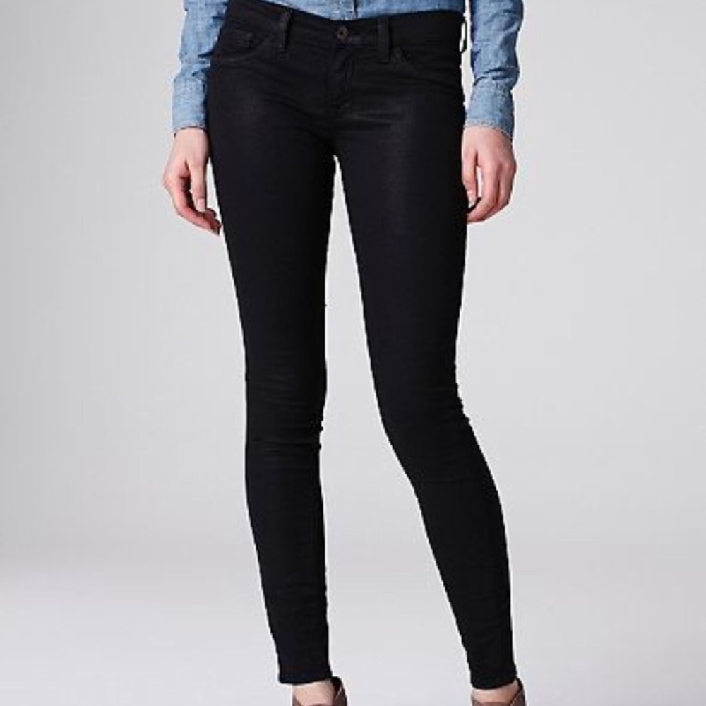 Lucky Brand Charlie Skinny Black Jeans